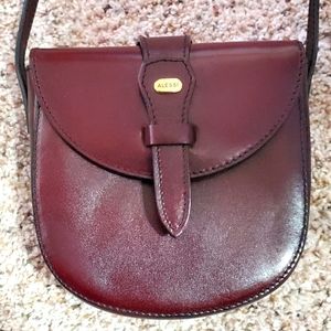 RARE Vintage Vera Pelle Purse Never used Bag tartan inside